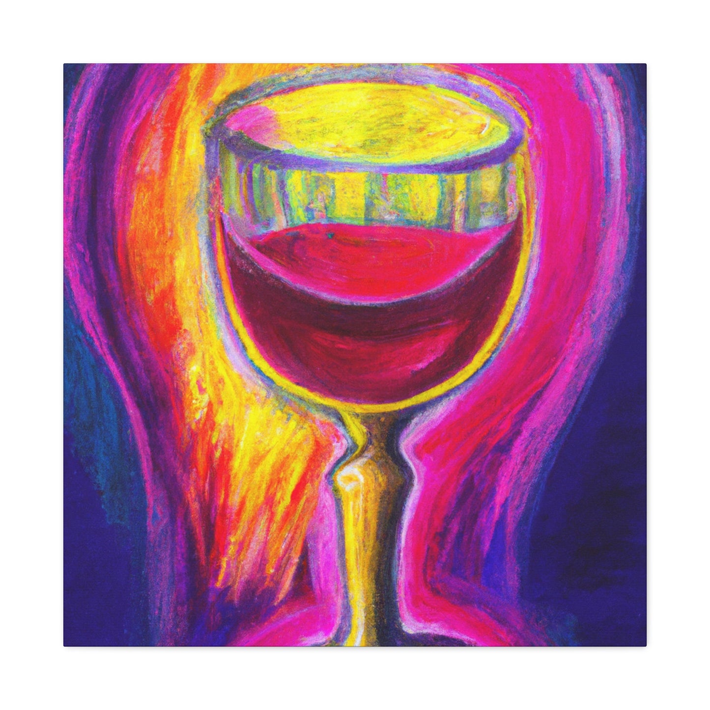 Still Life of Wine - Canvas