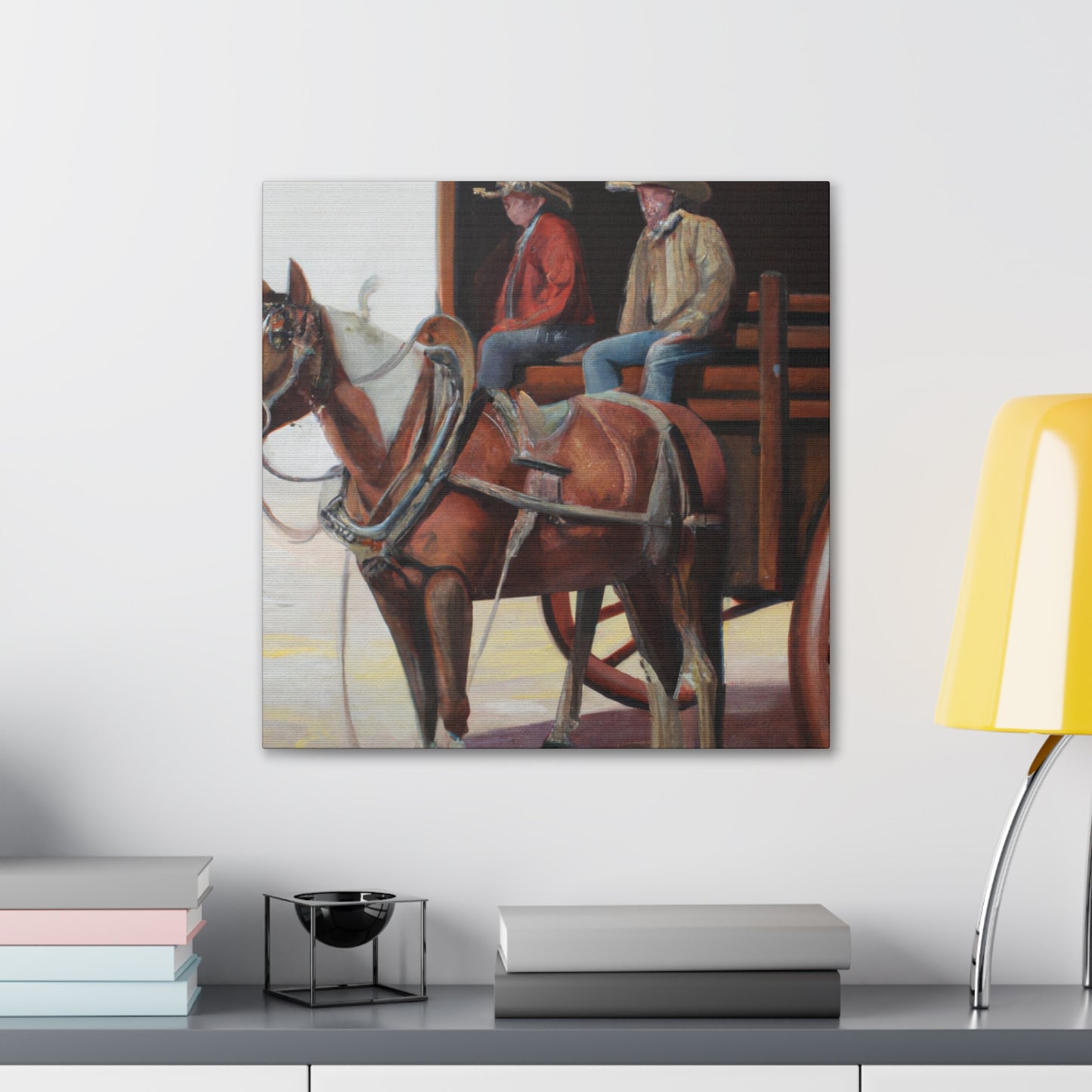 Stagecoach in Motion - Canvas