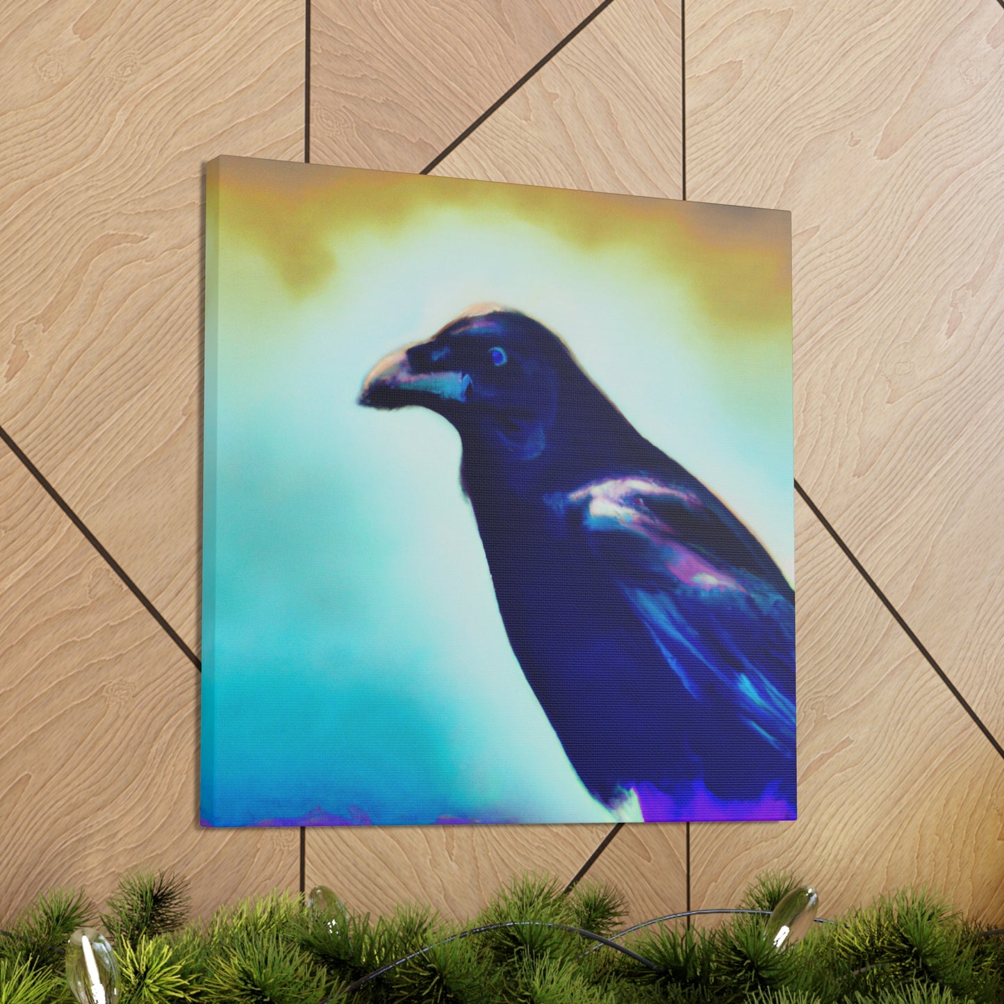 American Crow Flightpattern - Canvas