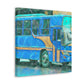 Bus of Colorful Hues - Canvas