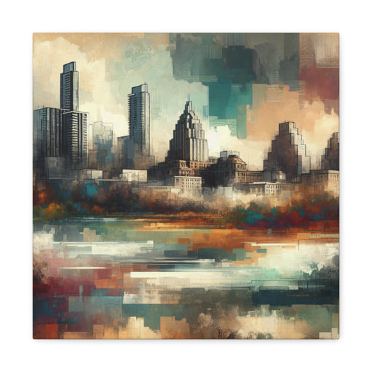 "Vibrant Texan Transcendence" - Canvas