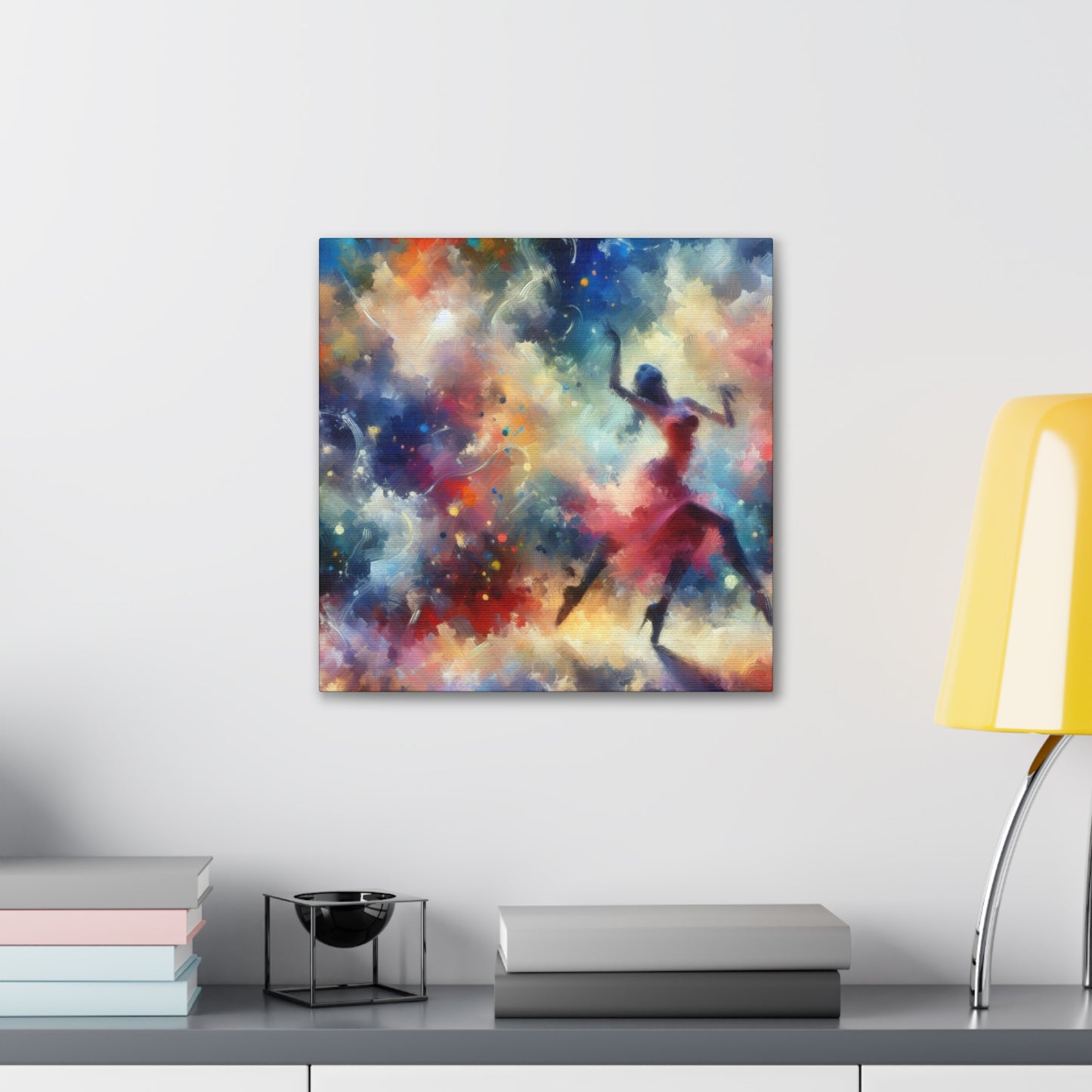 Rhythmic Twirls of Grace - Canvas