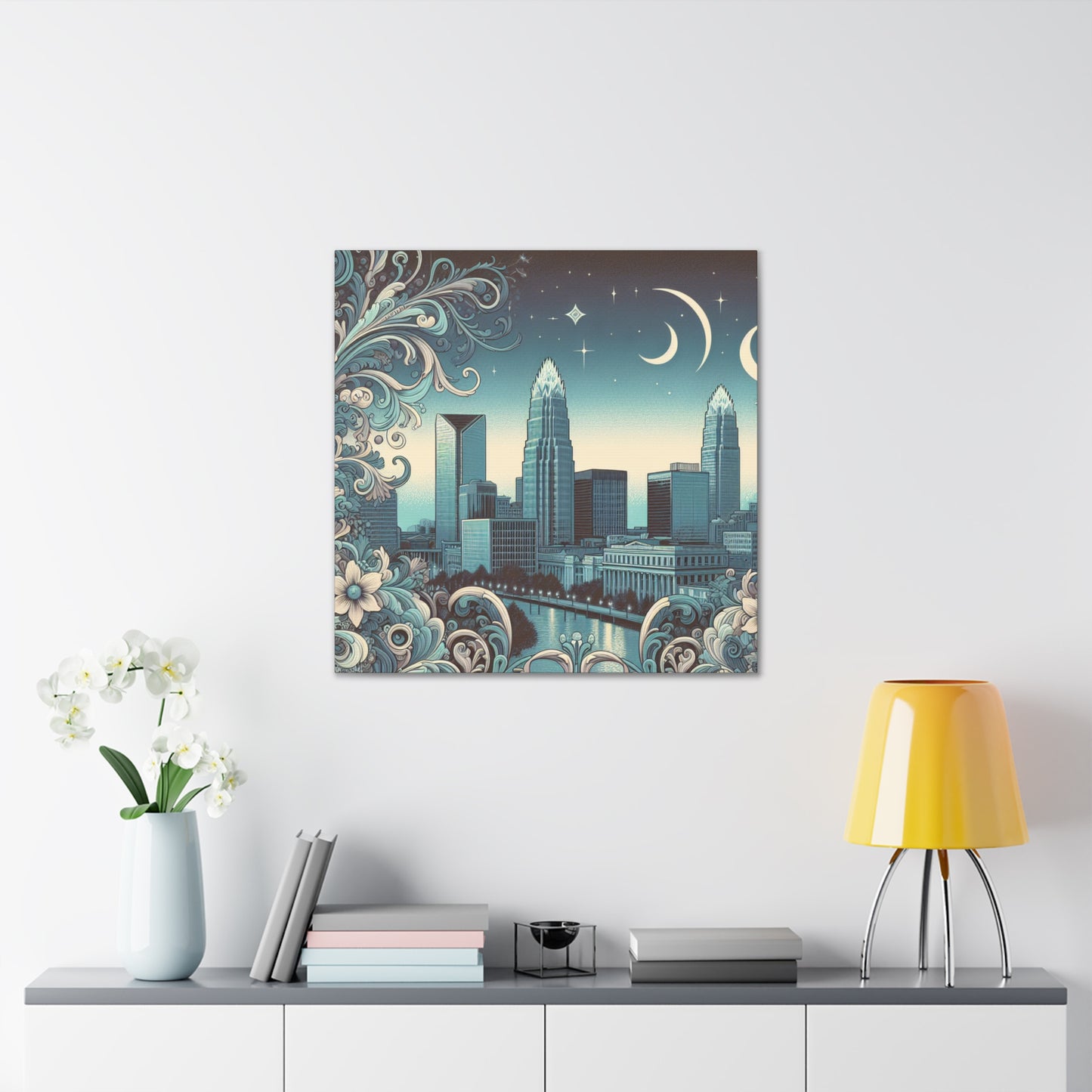 "Charlotte's Baroque Charm" - Canvas