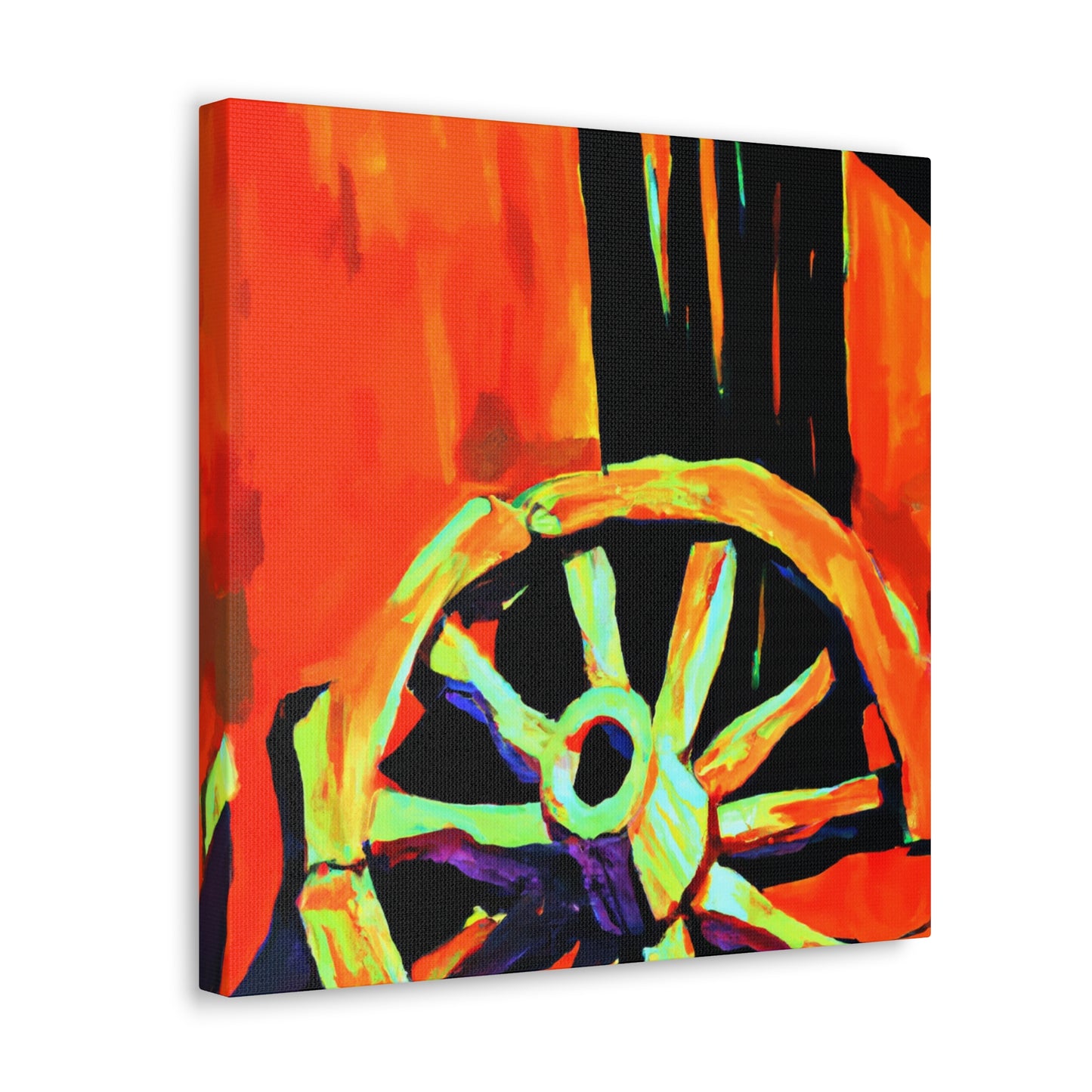 "Wheel of Wonderment" - Canvas