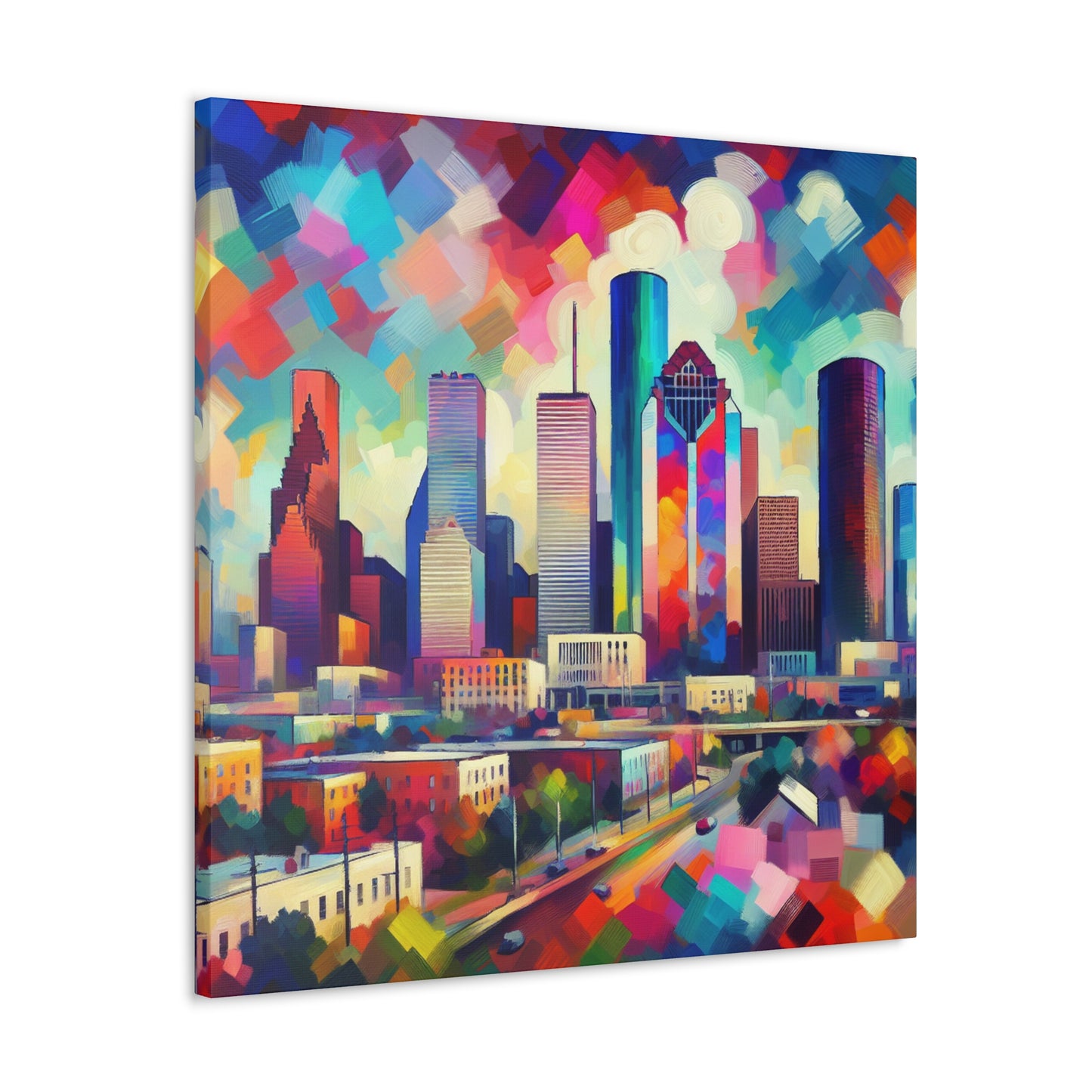 Urban Dreams Unveiled - Canvas