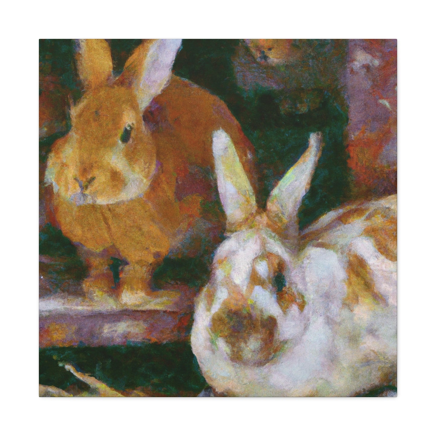 "Rabbit in the Meadow" - Canvas