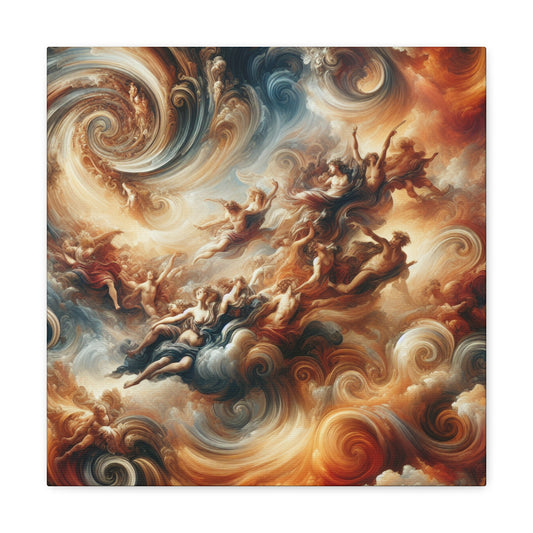 Gilded Harmonious Tapestry - Canvas