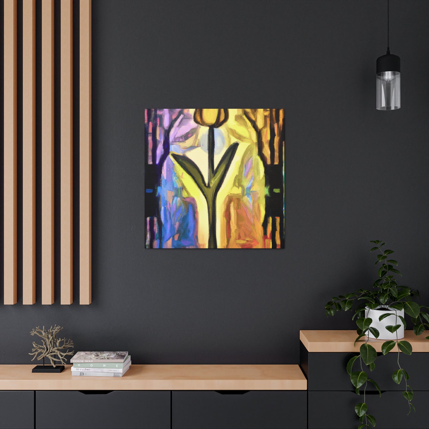 Tulip Fields in Bloom - Canvas