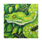 Green Tree Python Dance - Canvas