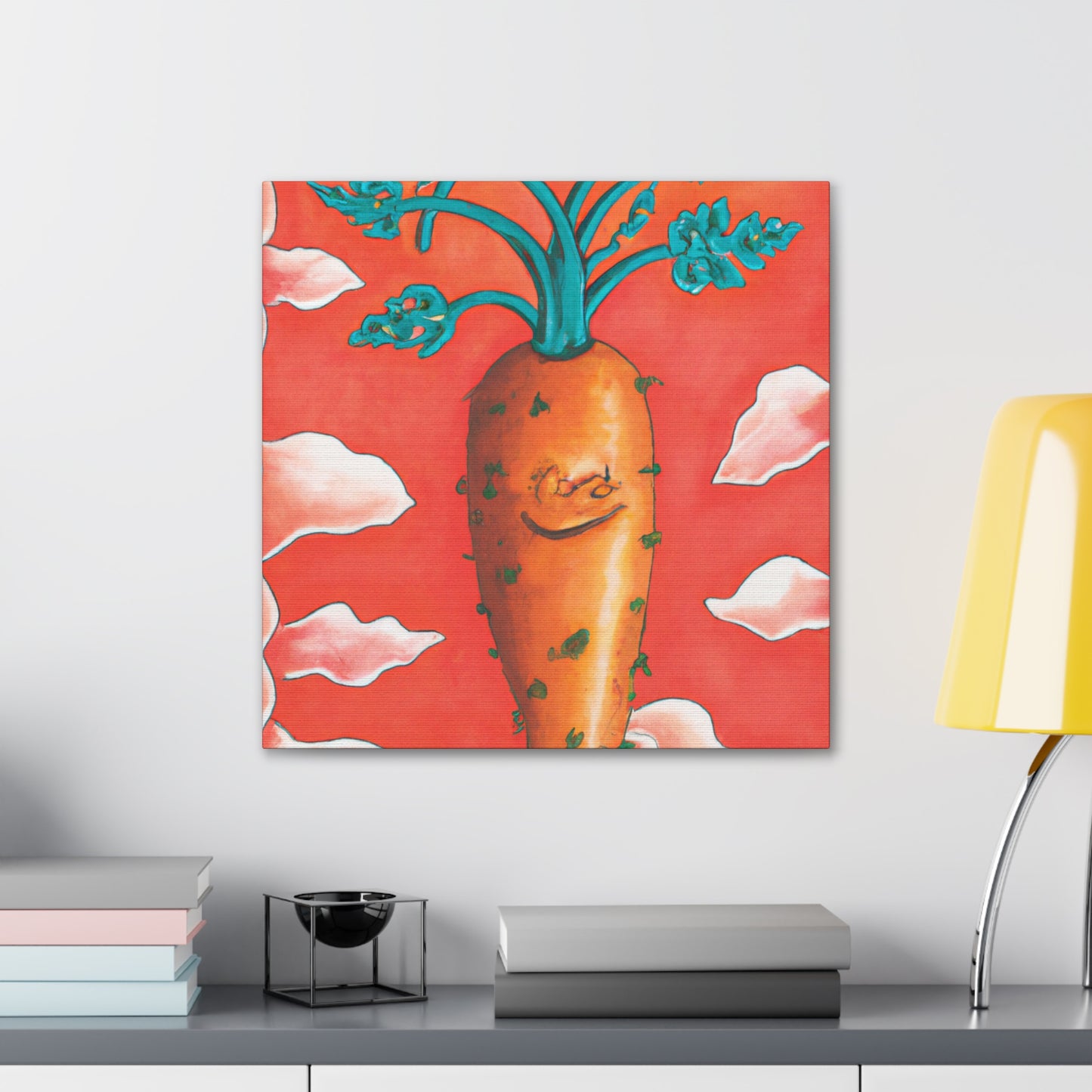 "Carrot in Rococo Style" - Canvas