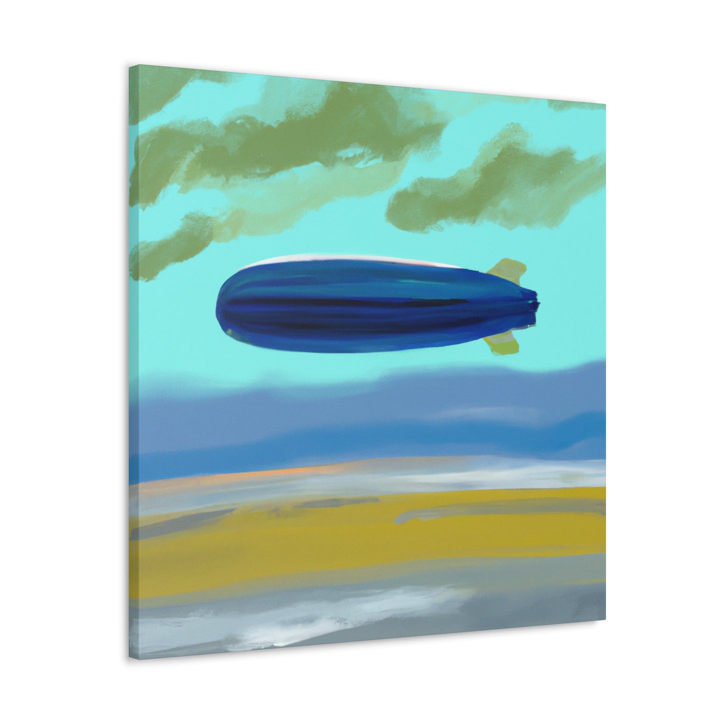 "Blimp in Abstraction" - Canvas