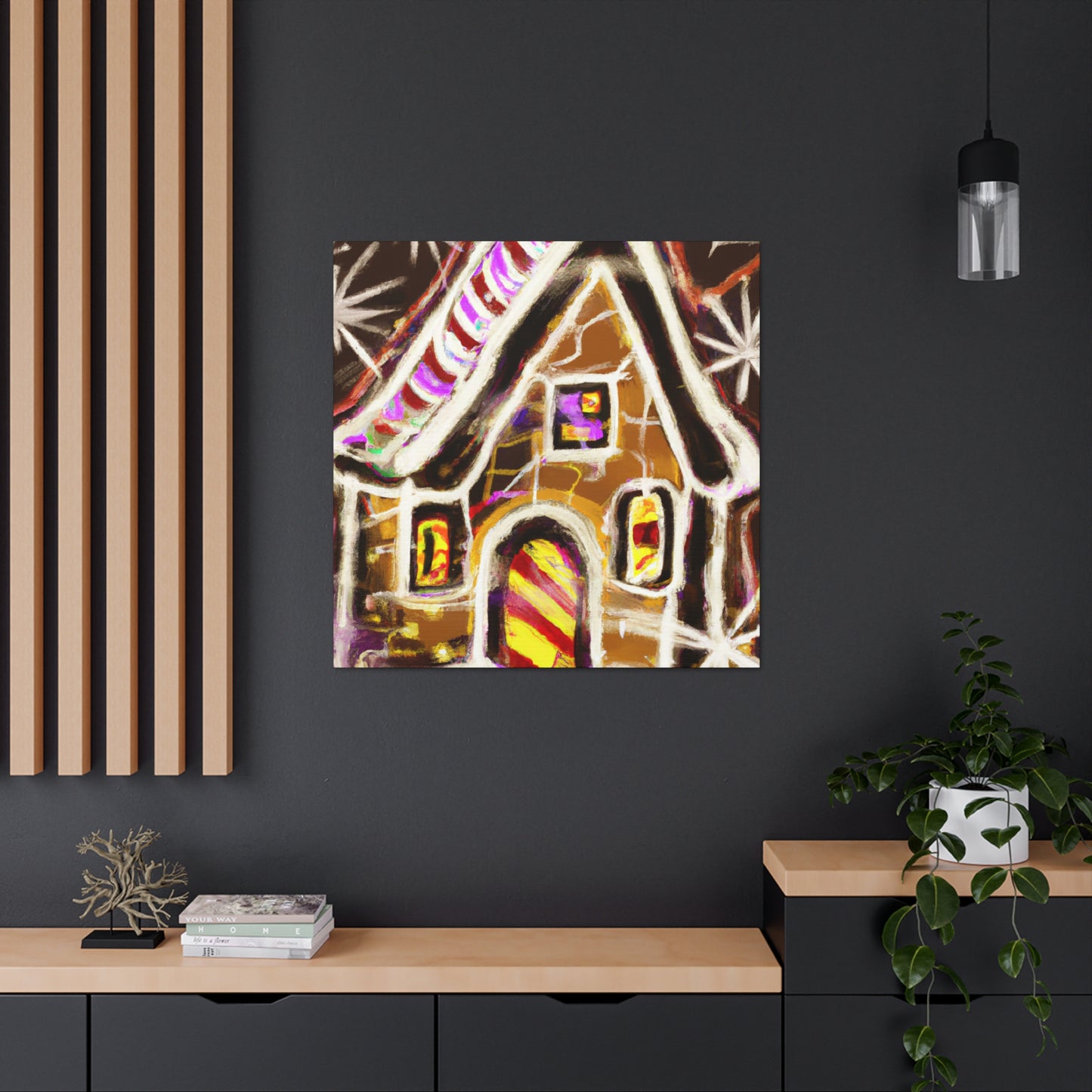 Gingerbread Dream House - Canvas