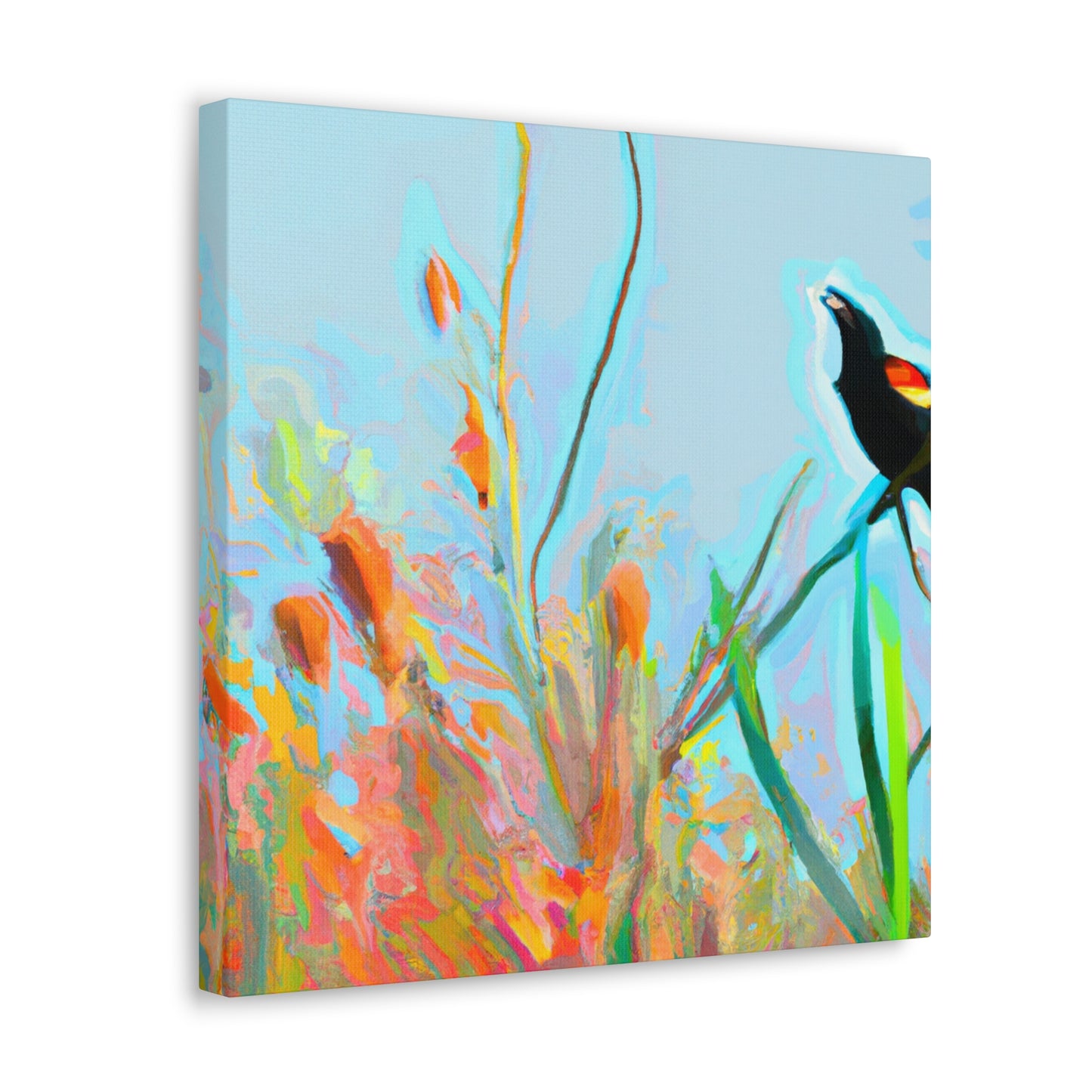 Red-Winged Blackbird Dance - Canvas