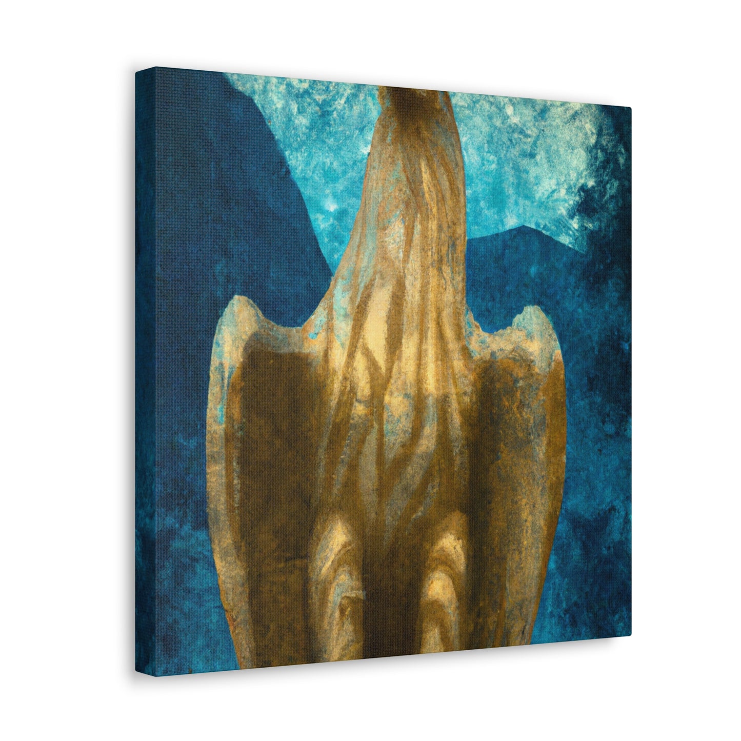 "Golden Eagle Art Deco" - Canvas