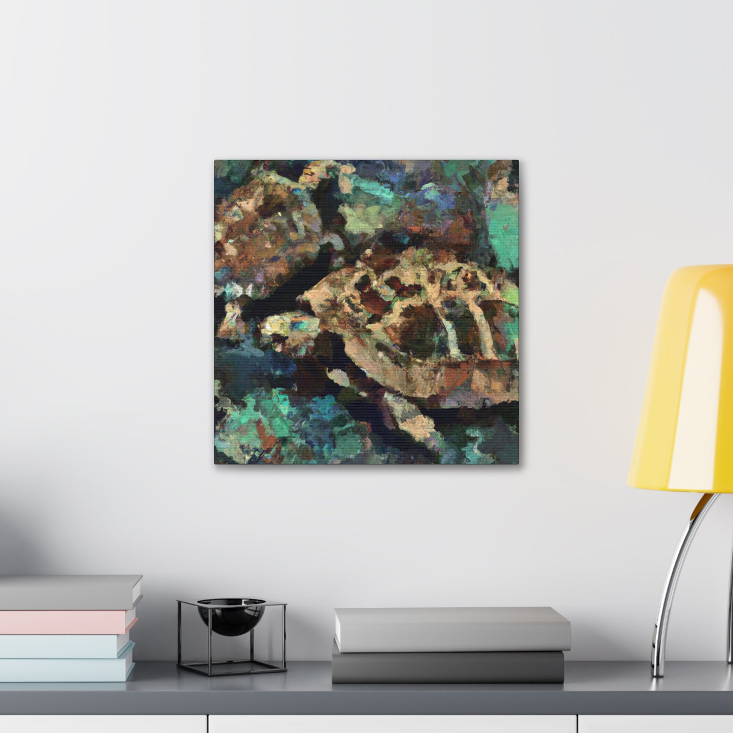 "Tortoise in Repose" - Canvas