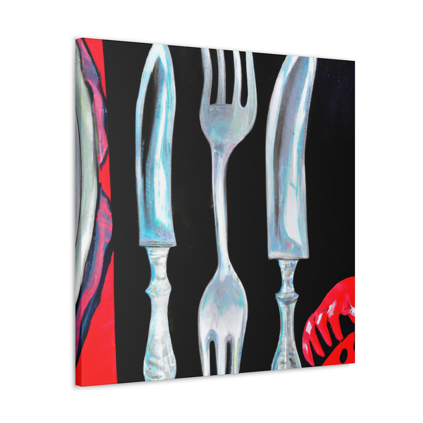 Forked Silver Utopia - Canvas