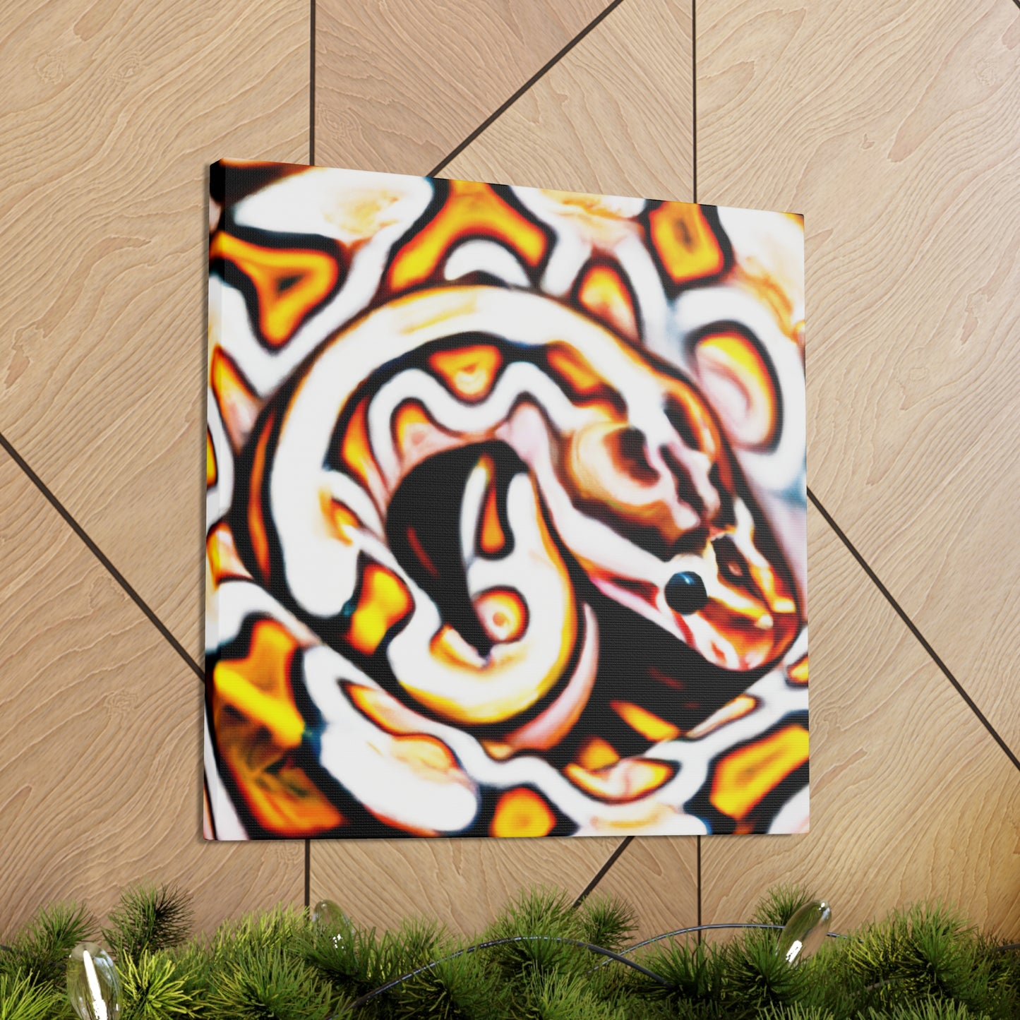 "Majesty of Ball Python" - Canvas