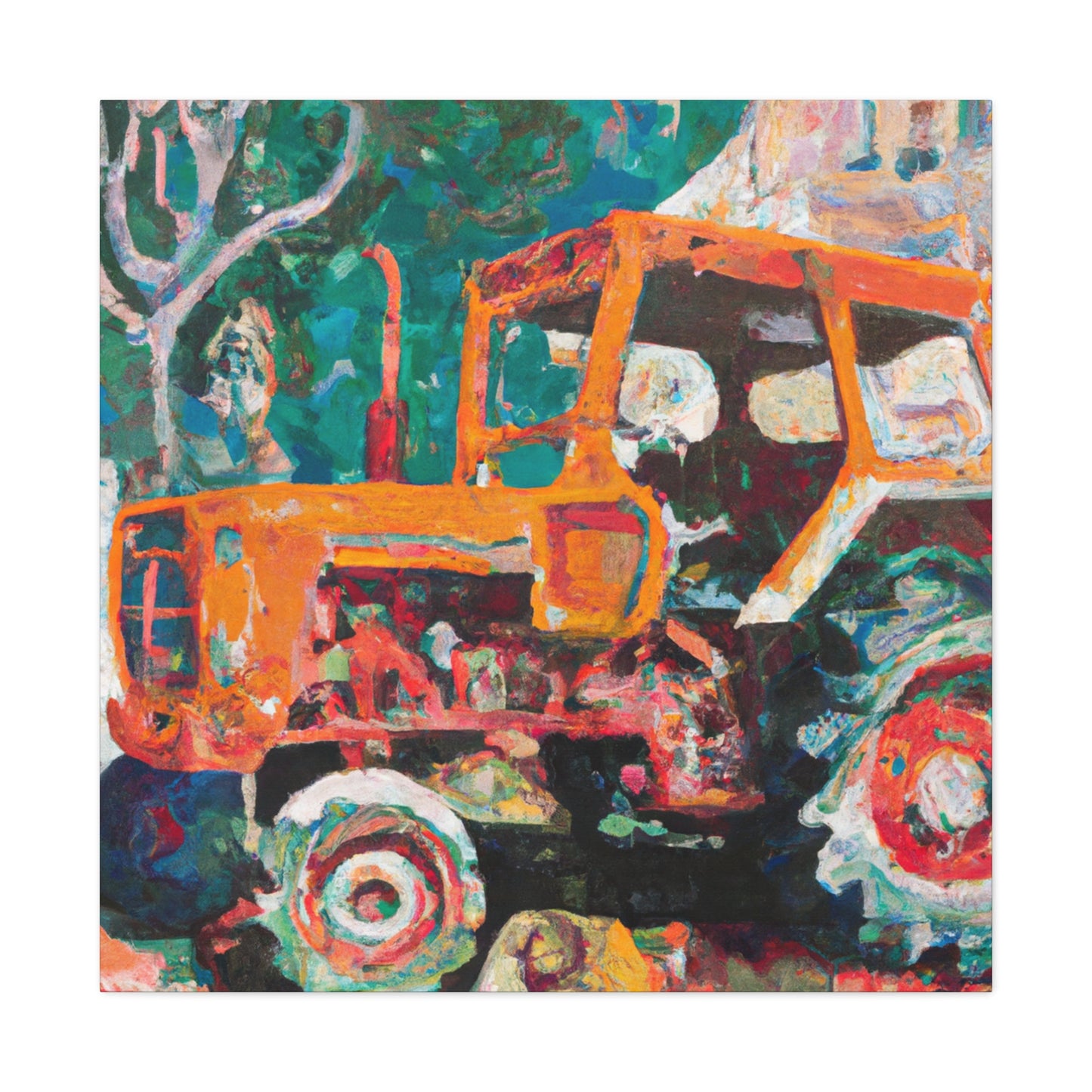 "Tractor in Splendor" - Canvas