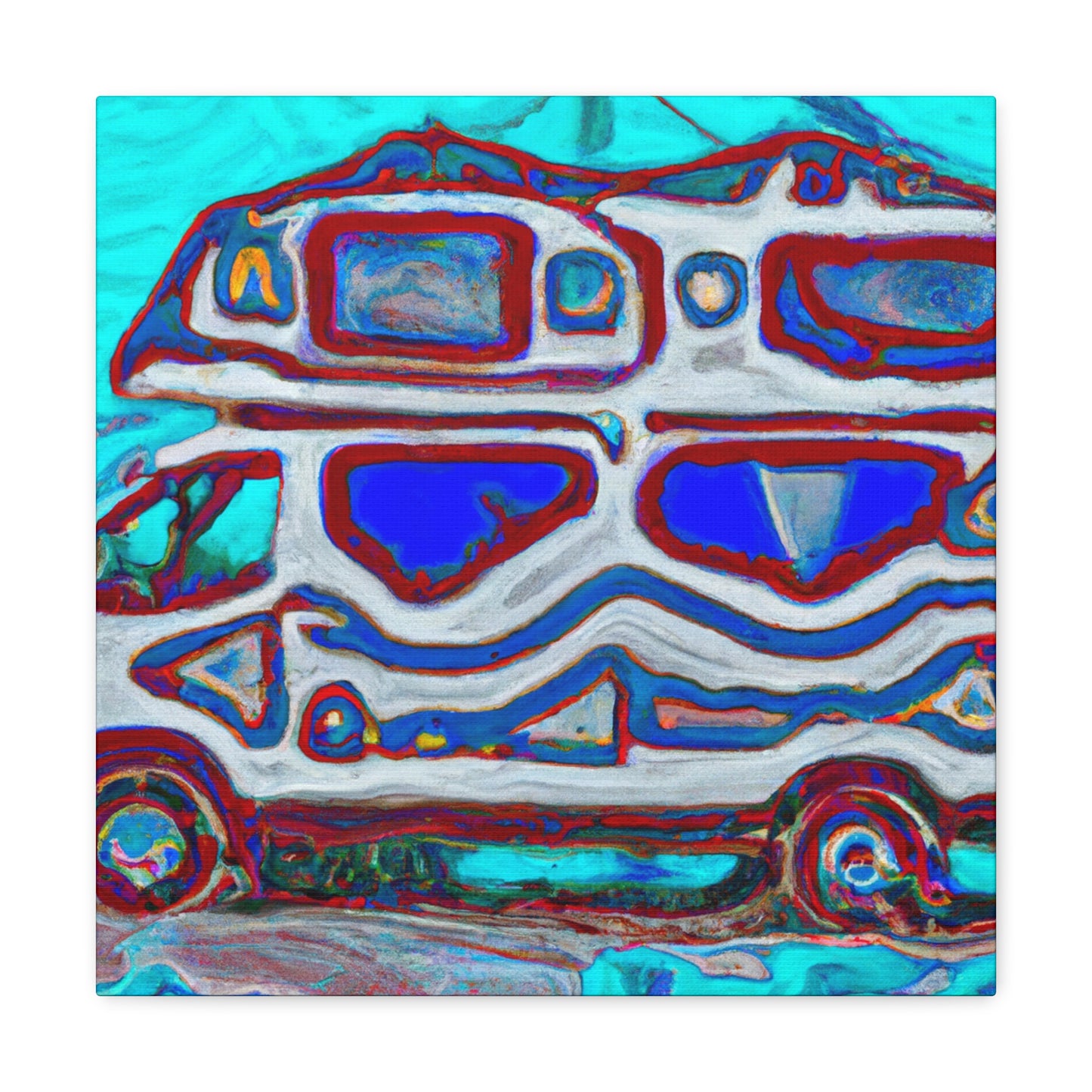 "Pop-up Camper Dream" - Canvas