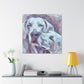 "Weimaraner In Impressionism" - Canvas