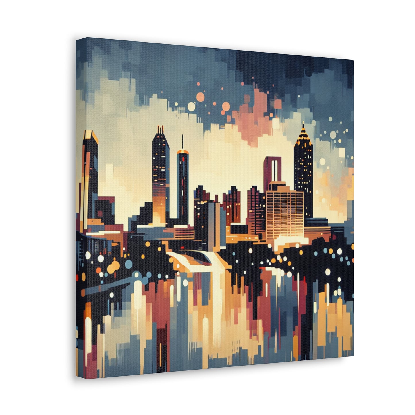 Urban Elegance Unveiled - Canvas