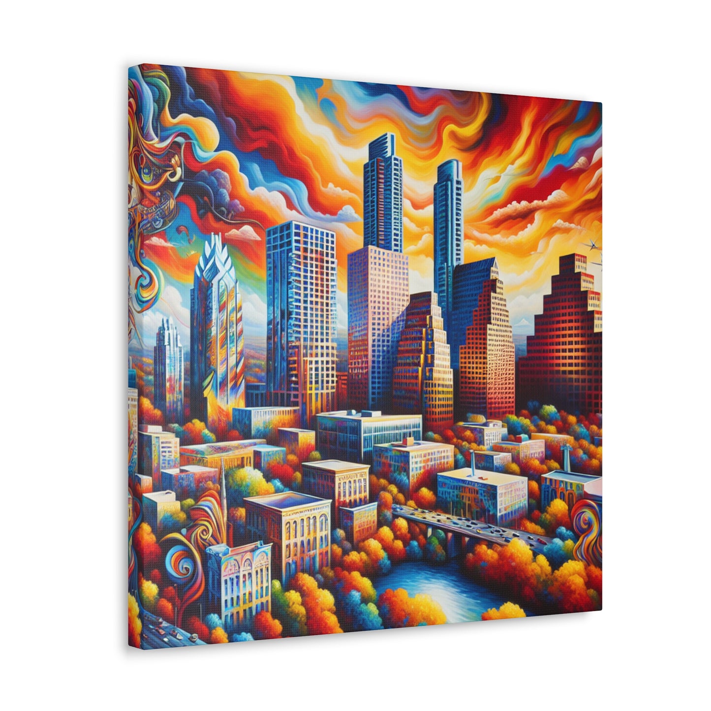 "Enigmatic Austin Dreamscape" - Canvas