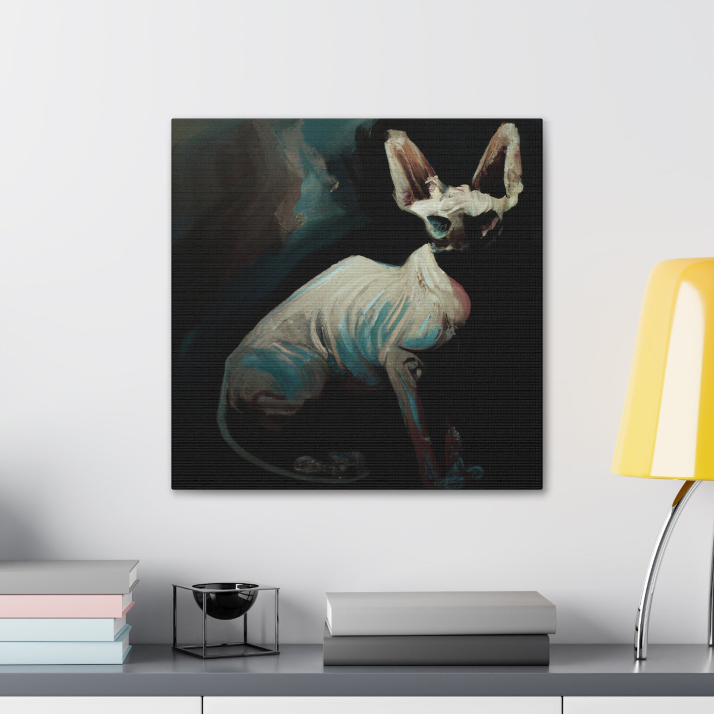 "Sphynx in Reflection" - Canvas