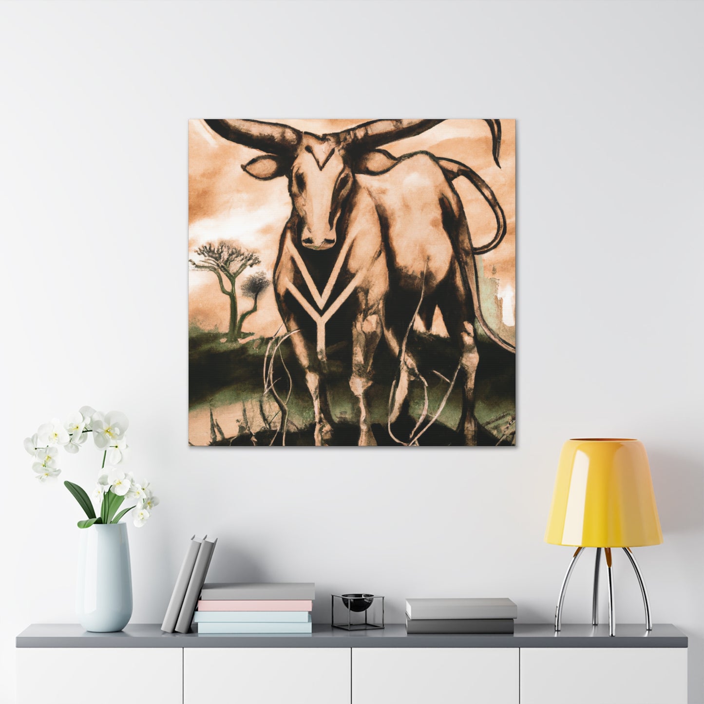 "Texas Longhorns Majestic Majesty" - Canvas