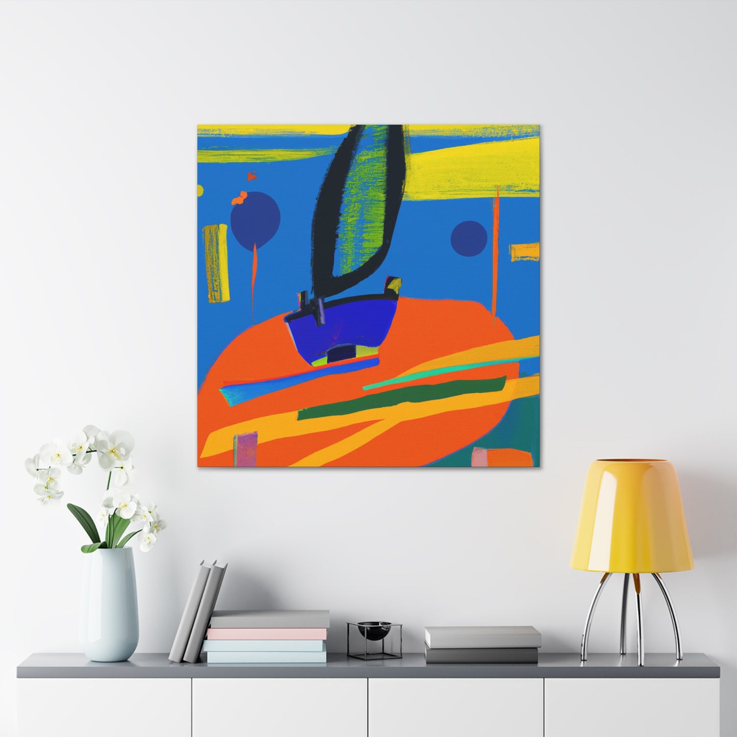 Sailing at Sunset Yacht - Canvas