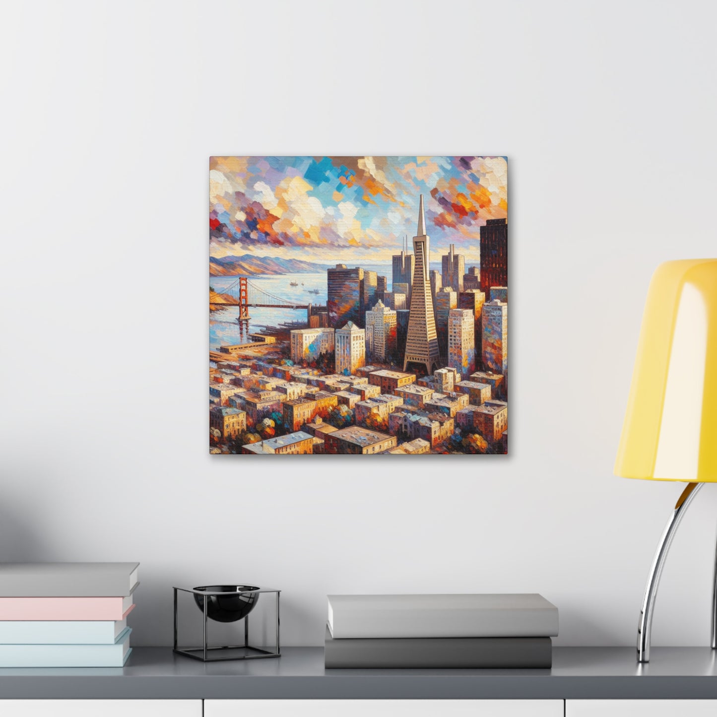 "Vibrant San Francisco Harmony" - Canvas