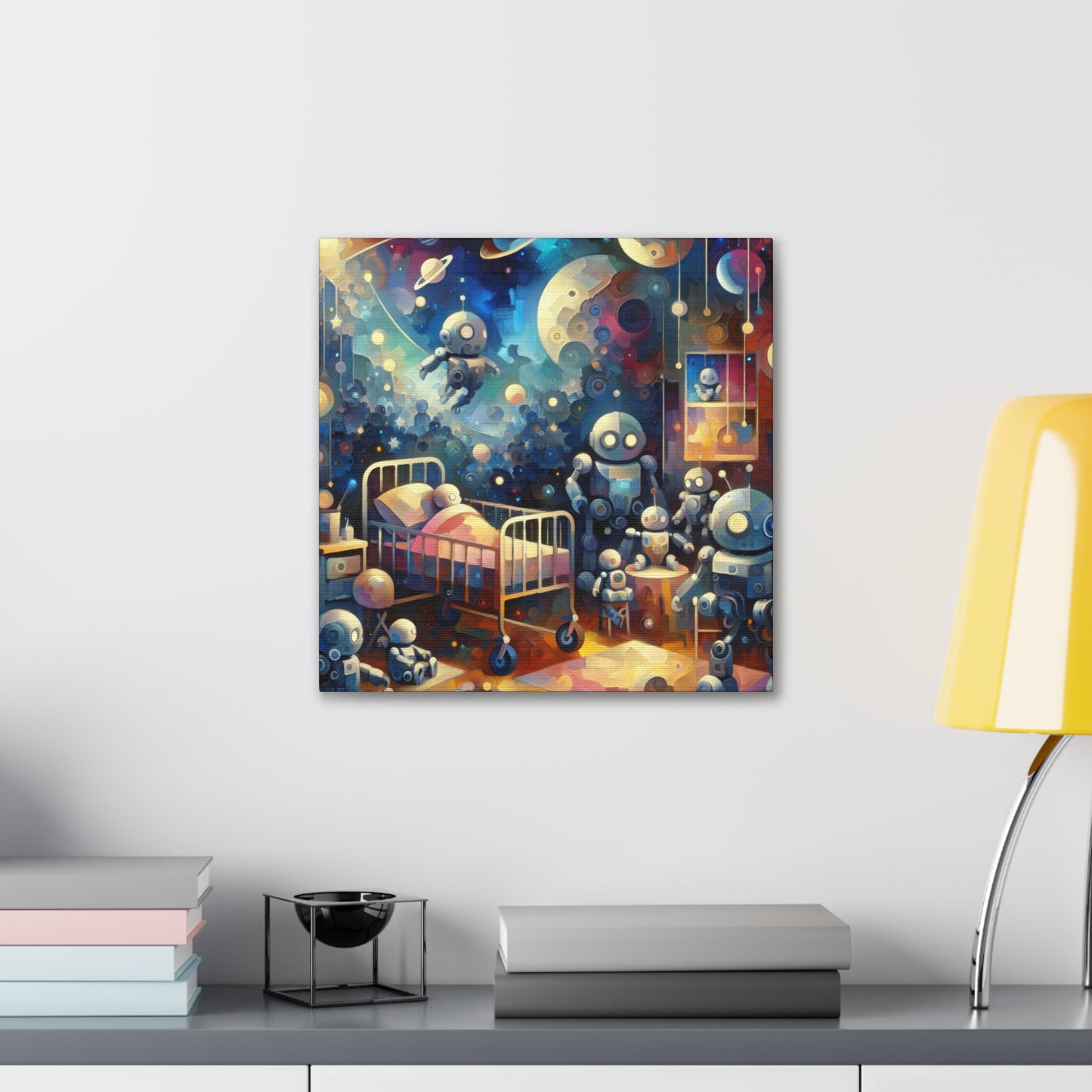 Metallic Cosmos Explorers - Canvas