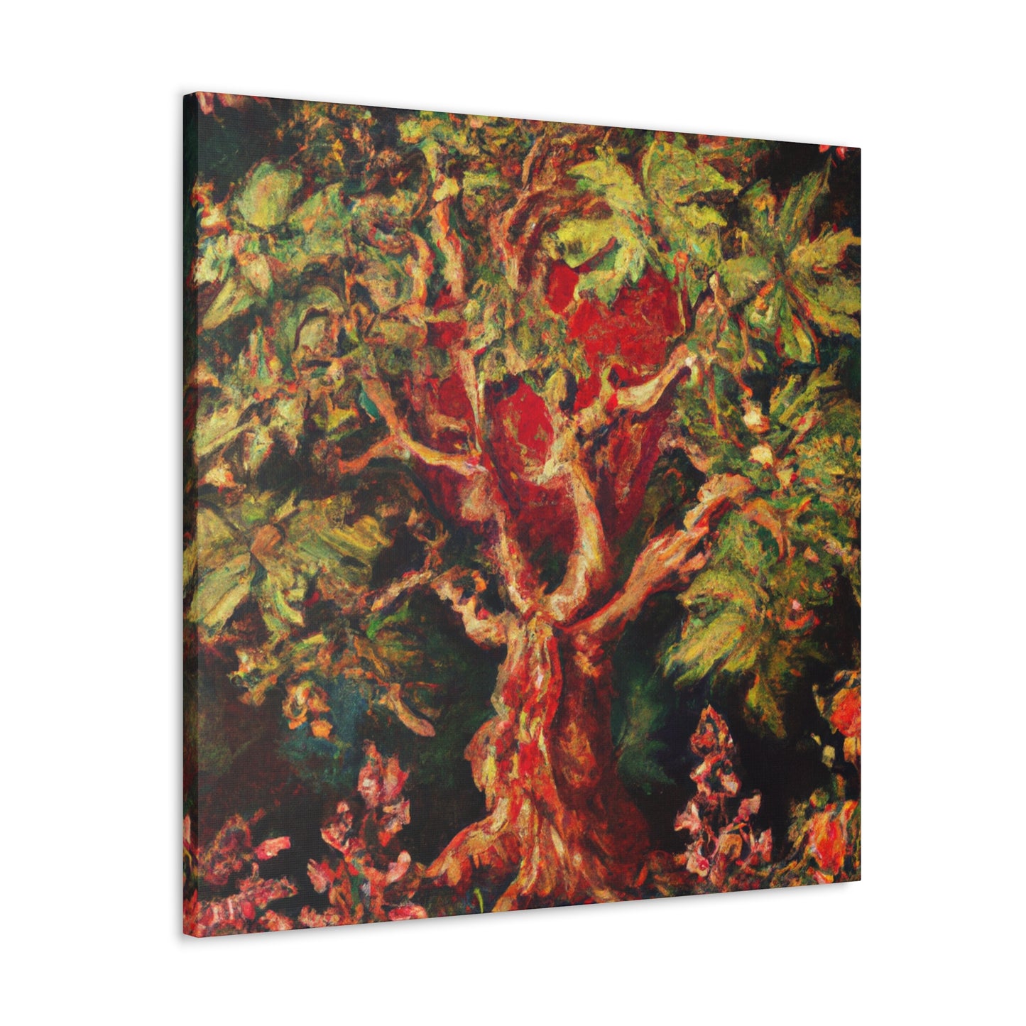 "Oak of Grandeur Hushed" - Canvas