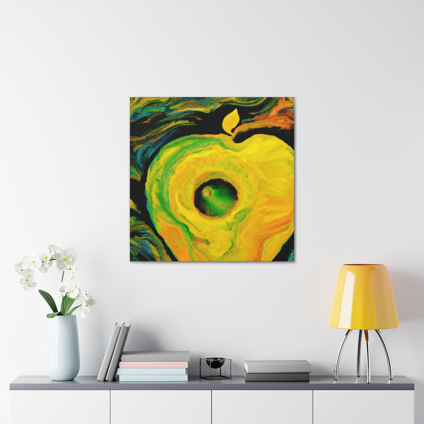 "Lemon Landscape Lushness" - Canvas