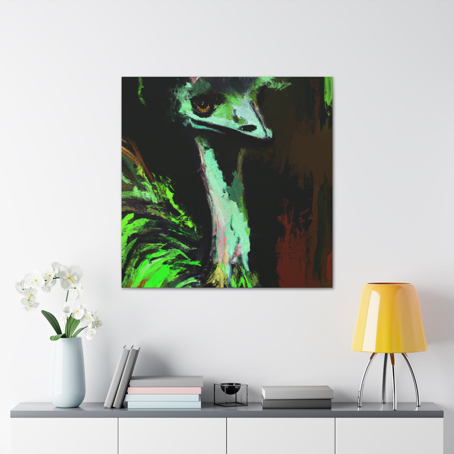 "Emu on the Plains" - Canvas