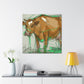 "Jersey Cow Serenity" - Canvas