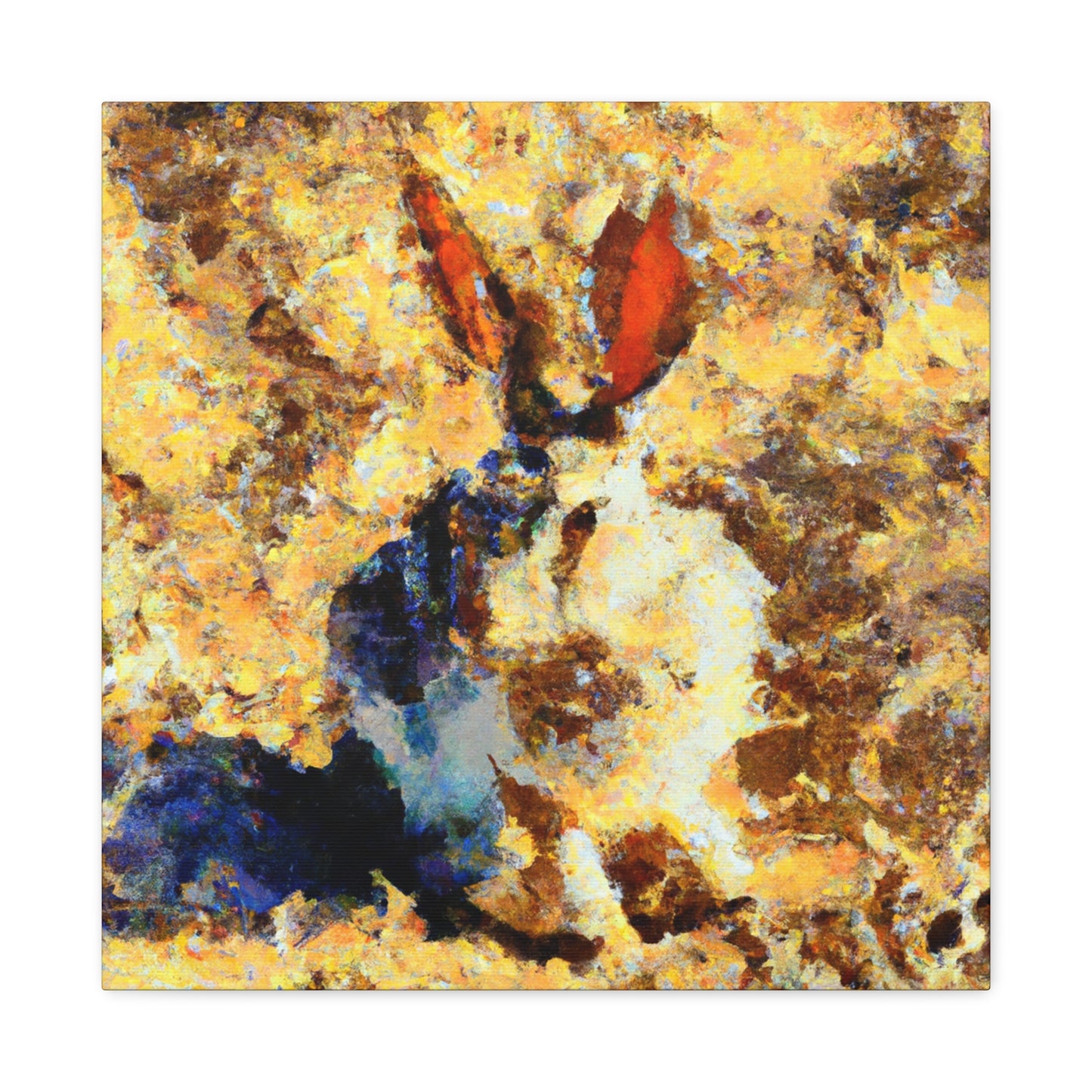 Jackrabbit Impressionism - Canvas