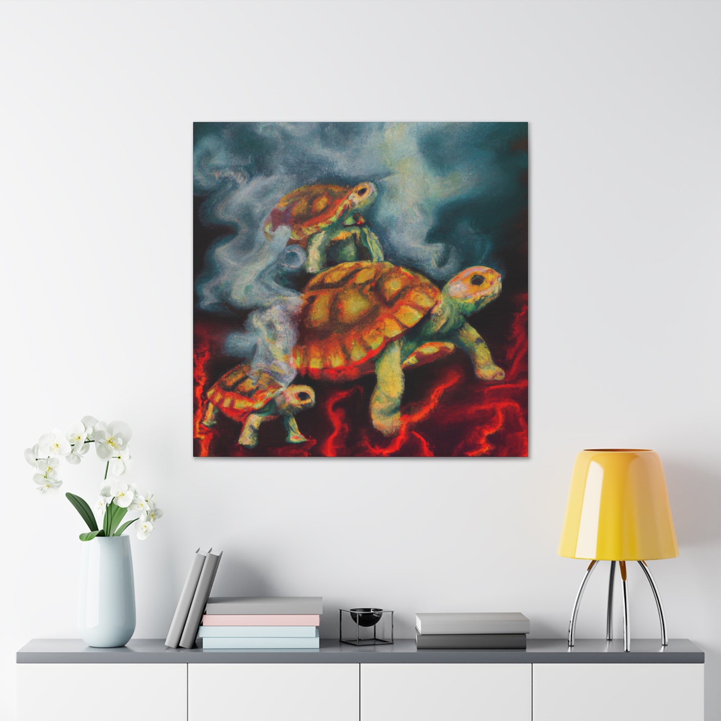 Tortoise in Surrealism - Canvas