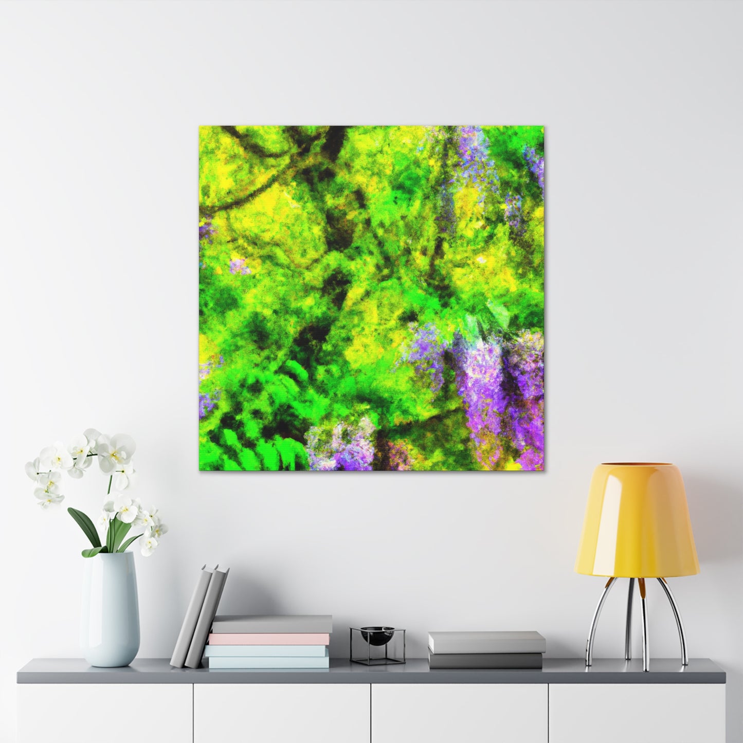 "Wisteria in Flux" - Canvas