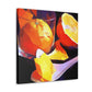 "Oranges in Impressionism" - Canvas