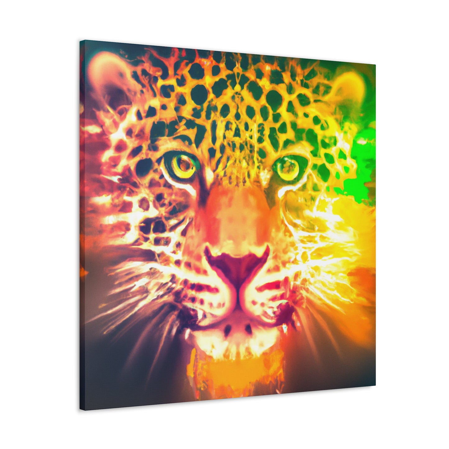 Leopard's Majestic Gaze - Canvas