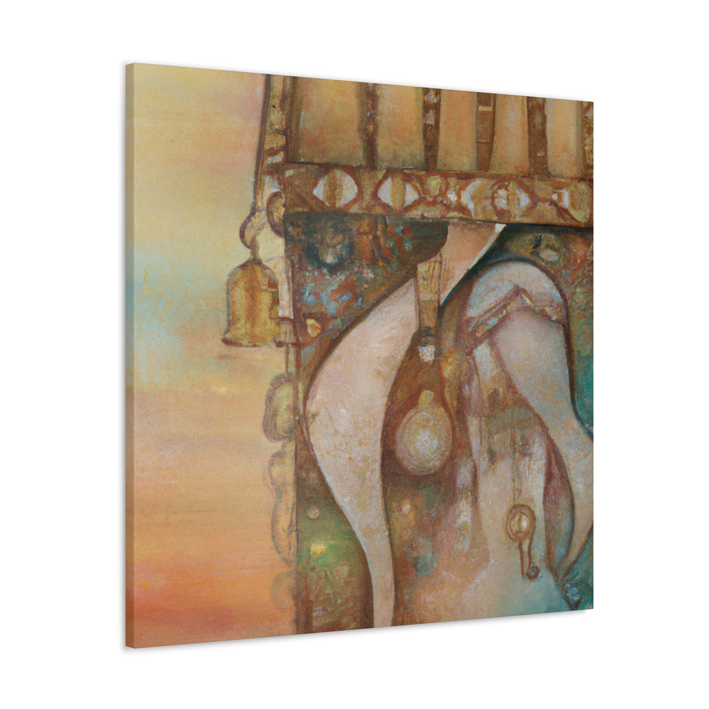 Manger in Steampunk Style - Canvas