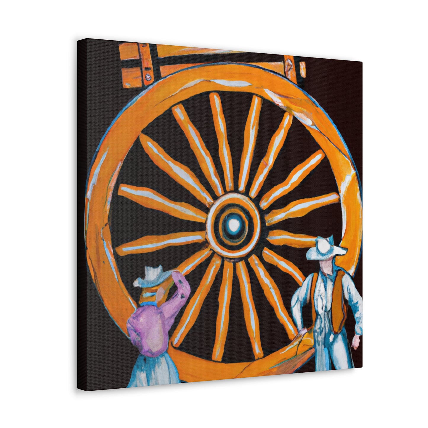 "Wheel of Royal Luxury" - Canvas