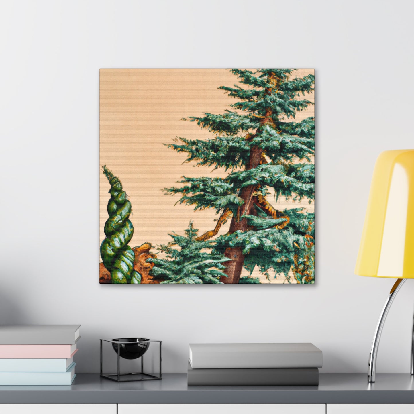 "Fir Tree in Bloom" - Canvas