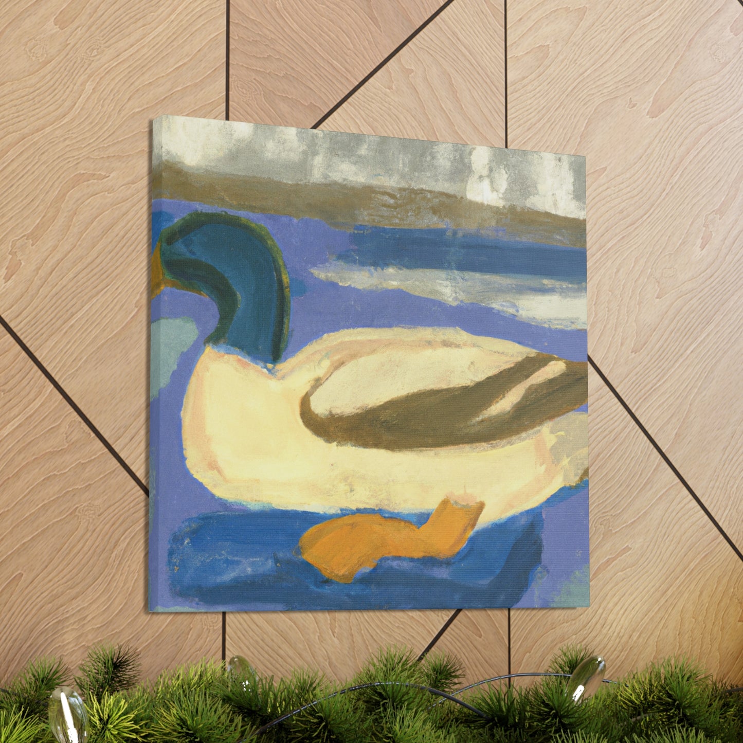 "Mallard Duck Expressionism" - Canvas