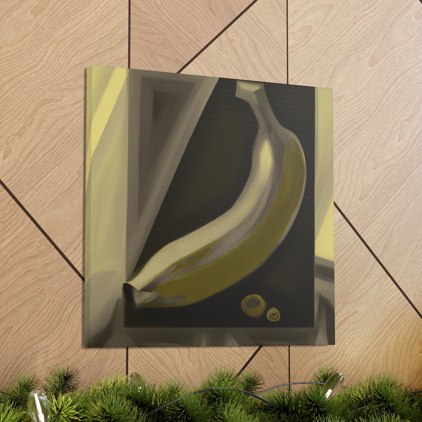 "Bananna Deco Delight" - Canvas