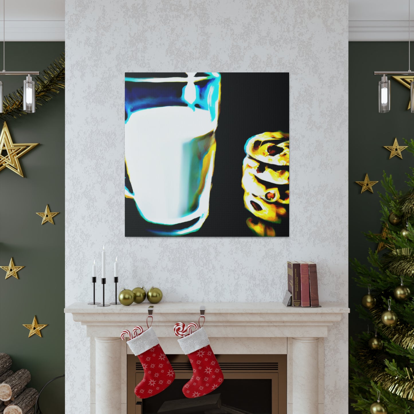 Milk and Cookie Treat - Canvas