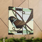 "Song Sparrow in Deco" - Canvas