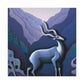 "Chamois in the Forest" - Canvas