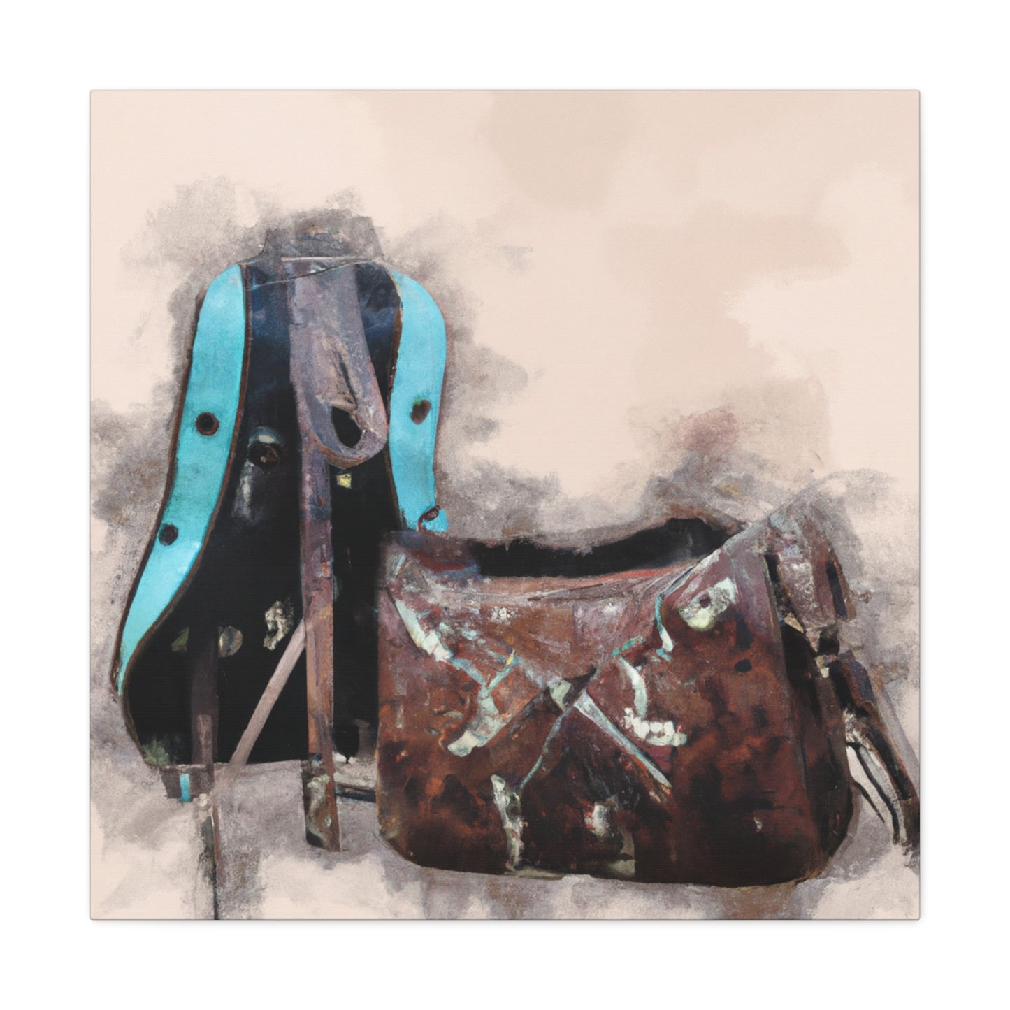 Saddle-Bag Symmetry - Canvas