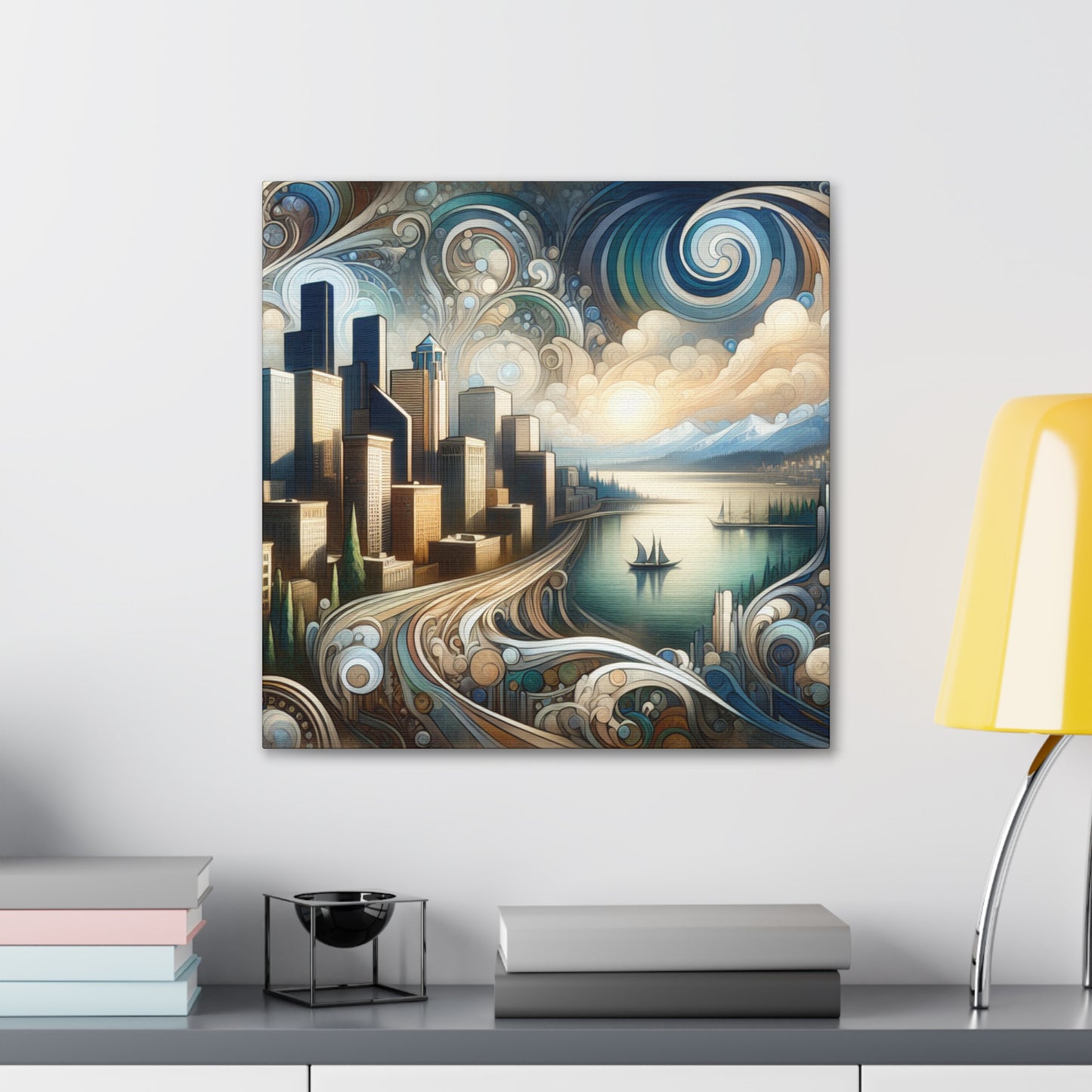 Emerald City Elegance - Canvas